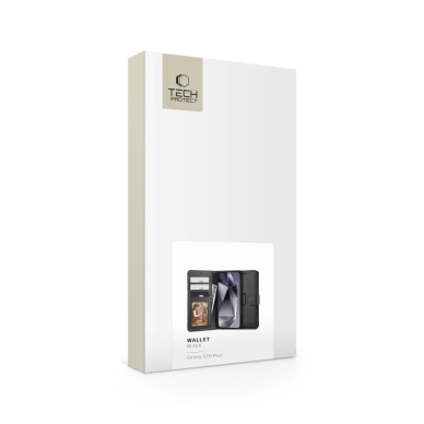 Tech-Protect Piniginės tipo Dėklas skirtas Samsung Galaxy S25+ - Juodas 4