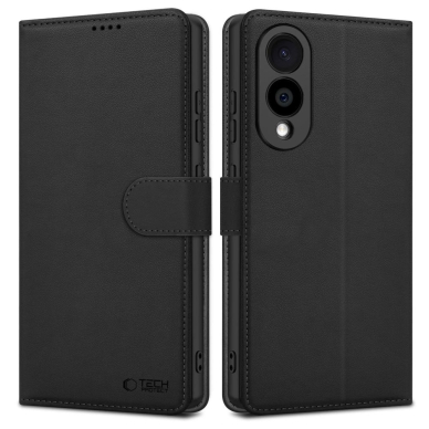 Samsung Galaxy S25 Edge – Tech-Protect Wallet dėklas - Juodas