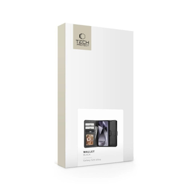 Tech-Protect Piniginės tipo Dėklas skirtas Samsung Galaxy S25 Ultra - Juodas 4