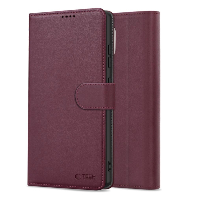 Tech-Protect Piniginės tipo Dėklas skirtas Samsung Galaxy S25 Ultra - Burgundy 2