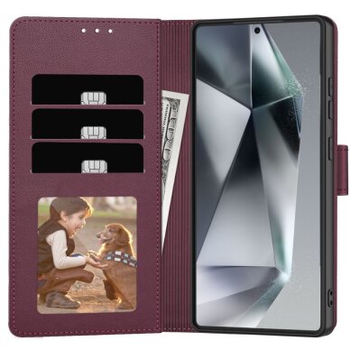 Samsung Galaxy S26 Tech-Protect Wallet dėklas – bordo 1 Samsung Galaxy S26 Tech-Protect Wallet dėklas – bordo 1