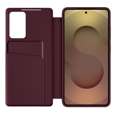 Samsung Galaxy S26+ Tech-Protect Wallet dėklas – bordo 1