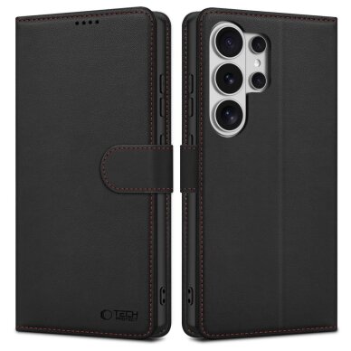 Samsung Galaxy S26 Ultra Tech-Protect Wallet dėklas – juodas ir raudonas 1
