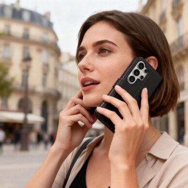 Samsung Galaxy S26 Ultra Tech-Protect Wallet dėklas – juodas ir raudonas 2