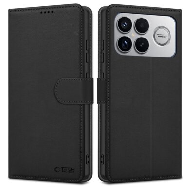 Xiaomi Poco F8 Ultra Tech-Protect Wallet dėklas – juodas Xiaomi Poco F8 Ultra Tech-Protect Wallet dėklas – juodas