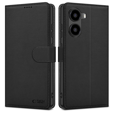 Tech-Protect Piniginės tipo Dėklas skirtas Xiaomi Poco X7 Pro 5G - Juodas