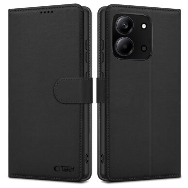 Xiaomi Redmi 15C 173 mm / Poco 85C 173 mm Tech-Protect Wallet dėklas – juodas Xiaomi Redmi 15C 173 mm / Poco 85C 173 mm Tech-Protect Wallet dėklas – juodas