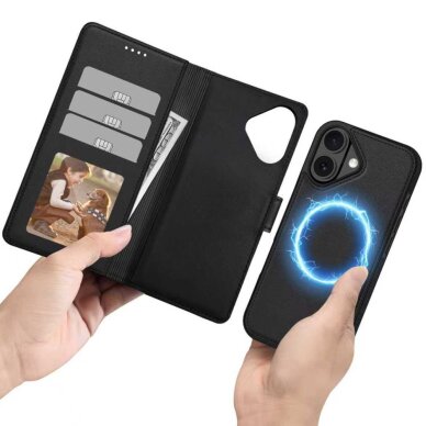 iPhone 17 dėklas Tech-Protect Wallet su MagSafe – matinės juodos spalvos 2