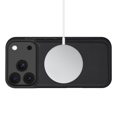 iPhone 17 Pro dėklas Tech-Protect Wallet su MagSafe – matinės juodos spalvos 3