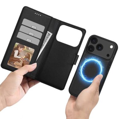 iPhone 17 Pro Max dėklas Tech-Protect Wallet su MagSafe – matinės juodos spalvos 2 iPhone 17 Pro Max dėklas Tech-Protect Wallet su MagSafe – matinės juodos spalvos 2