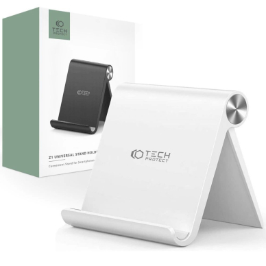 Tech-Protect Z1 universal stand smartphone / tablet - baltas Tech-Protect Z1 universal stand smartphone / tablet - baltas