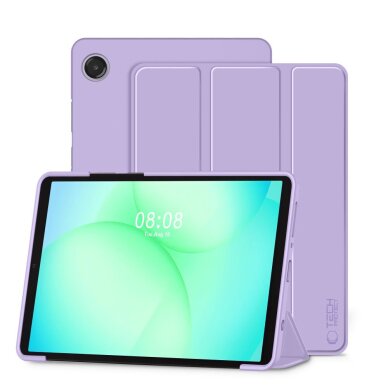 Samsung Galaxy Tab A9 / A11 8.7 (X110 / X115 / X133 / X135) TechProtect SmartCase dėklas – violetinis Samsung Galaxy Tab A9 / A11 8.7 (X110 / X115 / X133 / X135) TechProtect SmartCase dėklas – violetinis