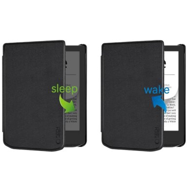 PocketBook Verse / Pro / Lite skaityklės dėklas TechProtect SmartCase – juodas 3