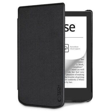 PocketBook Verse / Pro / Lite skaityklės dėklas TechProtect SmartCase – juodas
