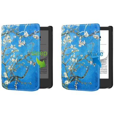 PocketBook Verse / Pro / Lite dėklas TechProtect SmartCase – mėlynas 3