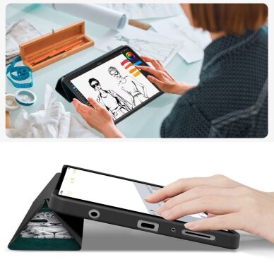 Samsung Galaxy Tab A9 / A11 8.7 (X110 / X115 / X133 / X135) TechProtect SmartCase dėklas – žalias 7 Samsung Galaxy Tab A9 / A11 8.7 (X110 / X115 / X133 / X135) TechProtect SmartCase dėklas – žalias 7