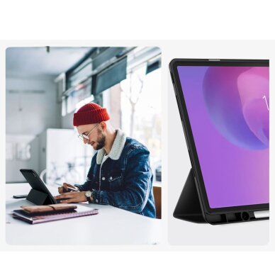 Lenovo Idea Tab Plus 12.1 (TB-361) TechProtect SmartCase Pen dėklas – juodas 7 Lenovo Idea Tab Plus 12.1 (TB-361) TechProtect SmartCase Pen dėklas – juodas 7