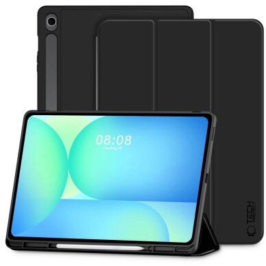 Samsung Galaxy Tab S10 FE+ 13.1 X620 / X626B dėklas TechProtect SmartCase Pen – juodas 1