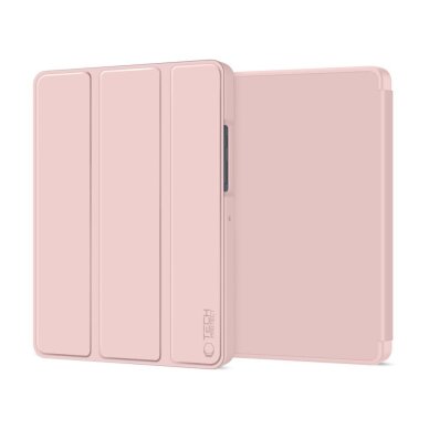 Samsung Galaxy Tab A9+ / A11+ Plus 11.0 (X210 / X215 / X216 / X230 / X235 / X236) TechProtect SmartCase Pen dėklas – rožinis 1
