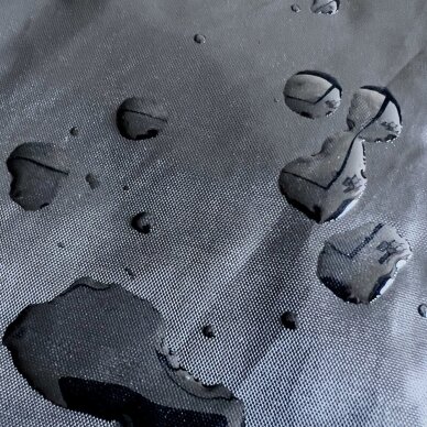 [Užsakomoji prekė] Techsuit - Grill Cover - Waterproof and UV Resistant, 600D Oxford Fabric, PC, 71 x 73cm, XS Size - Juodos spalvos 4