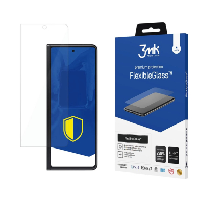 Samsung Galaxy Z Fold 3 5G (priekinis ekranas) 3mk Flexible hibridinis apsauginis stiklas Samsung Galaxy Z Fold 3 5G (priekinis ekranas) 3mk Flexible hibridinis apsauginis stiklas