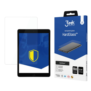 Apple iPad 10.2" 2020 (8 kartos) / iPad 10.2" 2021 (9 kartos) grūdintas stiklas 3mk HardGlass
