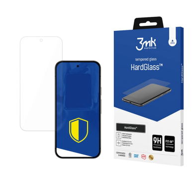 Grūdintas stiklas 3mk HardGlass skirtas Google Pixel 9A