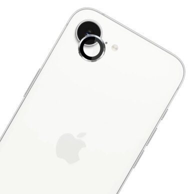 iPhone 16e 3mk Lens Protection Pro kameros stiklas – sidabrinis 4