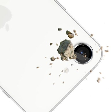 iPhone 16e 3mk Lens Protection Pro kameros stiklas – sidabrinis 5