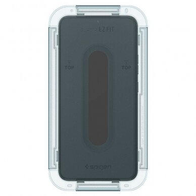 Aukštos kokybės grūdintas stiklas Spigen Glass.TR "EZ FIT" 2 vnt. Samsung Galaxy S22 3