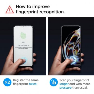 Ekrano apsauga Spigen GLAS.TR EZ FIT SAMSUNG GALAXY S23 2VNT. 11 Ekrano apsauga Spigen GLAS.TR EZ FIT SAMSUNG GALAXY S23 2VNT. 11