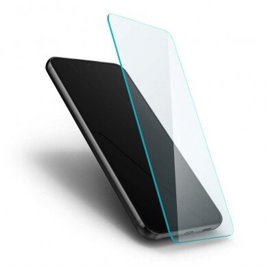 Aukštos kokybės apsauginis stiklas Spigen Glass .TR Slim Samsung Galaxy S22 4