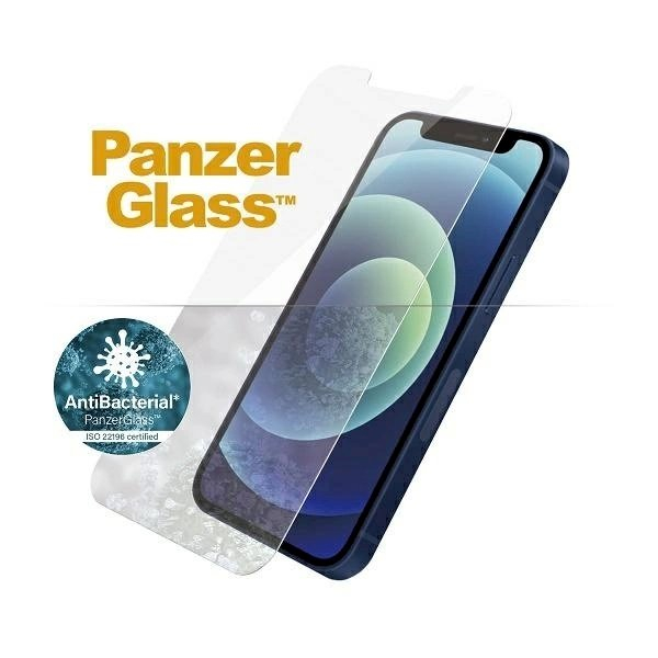 iPhone 12 Mini PanzerGlass Standard Super+ antibakterinis apsauginis stiklas 1