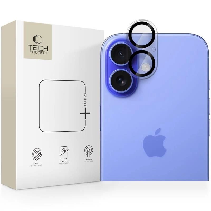 iPhone 16 / 16 Plus Tech-Protect Cam Fit+ kameros dangtelis – skaidrus iPhone 16 / 16 Plus Tech-Protect Cam Fit+ kameros dangtelis – skaidrus