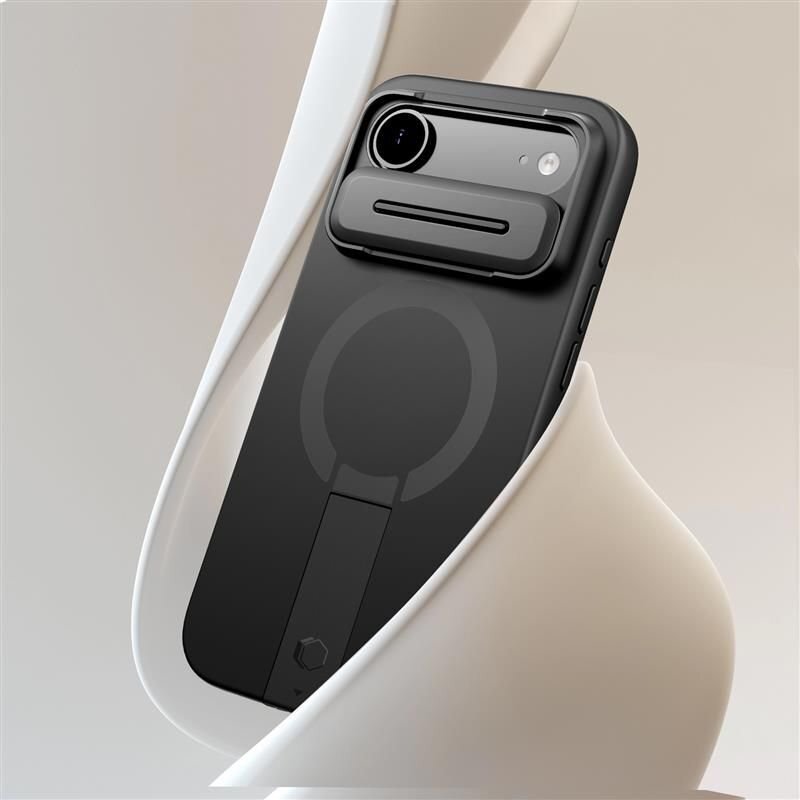 iPhone Air dėklas Tech-Protect Kevlar Aura su MagSafe – juodas 5