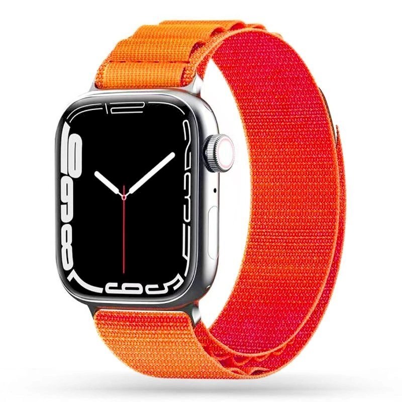 Tech-Protect Nylon Pro Apyrankė Apple Watch 4 / 5 / 6 / 7 / 8 / 9 / SE / Ultra 1 / 2 (42/44/45/49 mm) - Orange 5 Tech-Protect Nylon Pro Apyrankė Apple Watch 4 / 5 / 6 / 7 / 8 / 9 / SE / Ultra 1 / 2 (42/44/45/49 mm) - Orange 5
