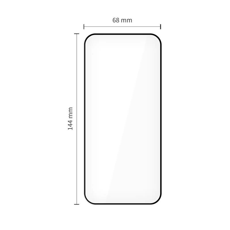 iPhone 14 Pro Tech-Protect Quick Set+ grūdintas stiklas, 2 vnt. – juodas 2