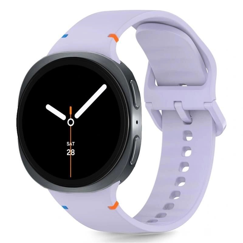 Samsung Galaxy Watch 40/44/46 mm Tech-Protect Silicone silikoninis dirželis – violetinis Samsung Galaxy Watch 40/44/46 mm Tech-Protect Silicone silikoninis dirželis – violetinis