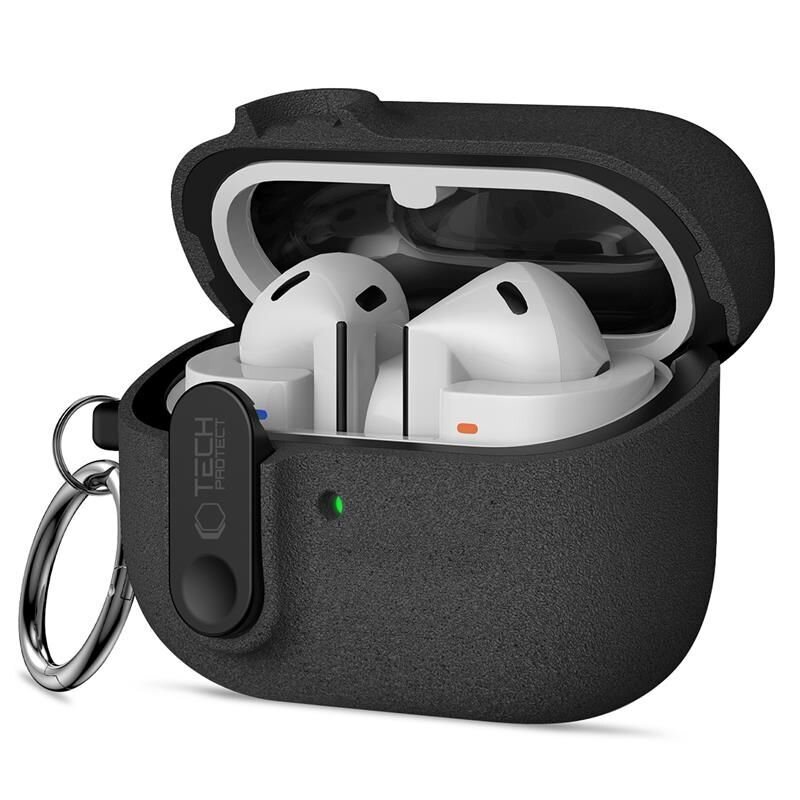 Samsung Galaxy Buds 3 / 3 FE / 3 Pro Tech-Protect Slim Hook dėklas – juodas