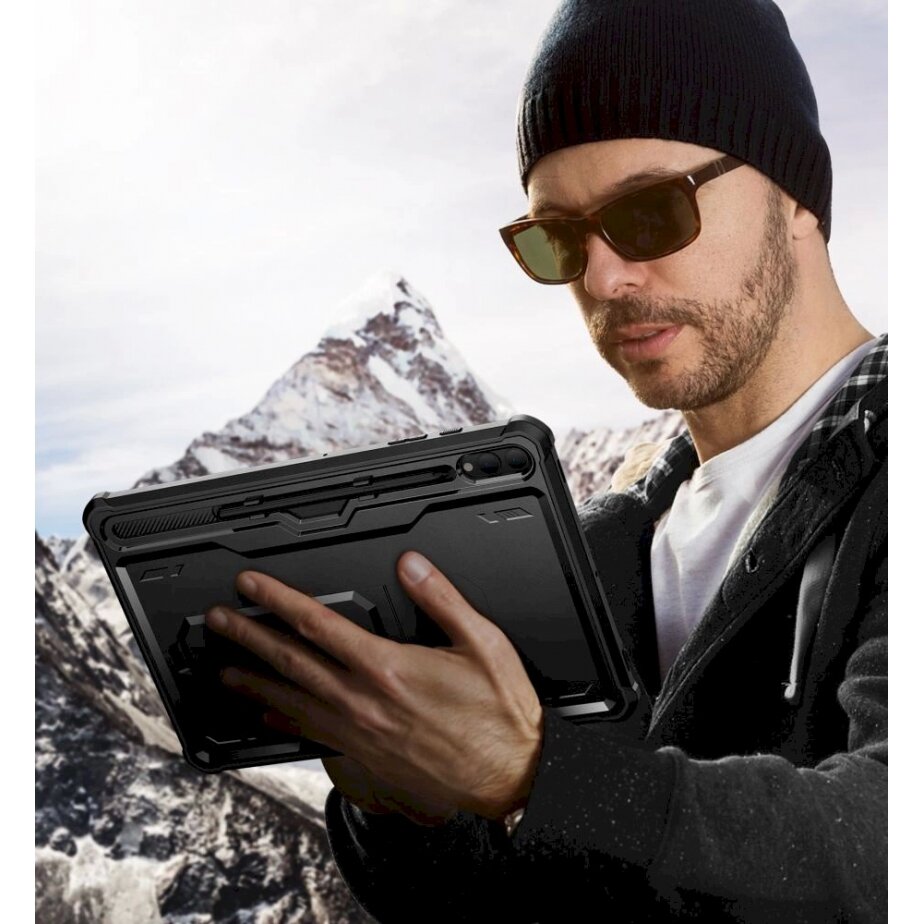 Tech-Protect Kevlar Pro Dėklas Samsung Galaxy Tab S9+ 12.4 X810 / X816B - Juodas 3 Tech-Protect Kevlar Pro Dėklas Samsung Galaxy Tab S9+ 12.4 X810 / X816B - Juodas 3