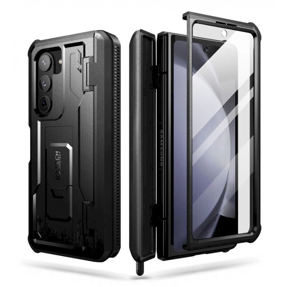 Tech-Protect Kevlar Pro Pen Dėklas Samsung Galaxy Z Fold 5 - Juodas Tech-Protect Kevlar Pro Pen Dėklas Samsung Galaxy Z Fold 5 - Juodas