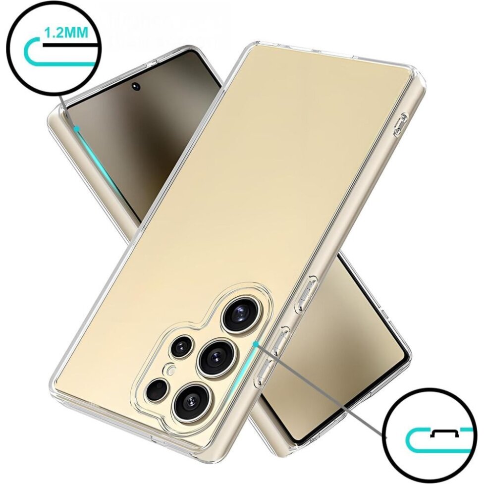 Samsung Galaxy S26 Ultra Tech-Protect FlexAir dėklas – skaidrus 2