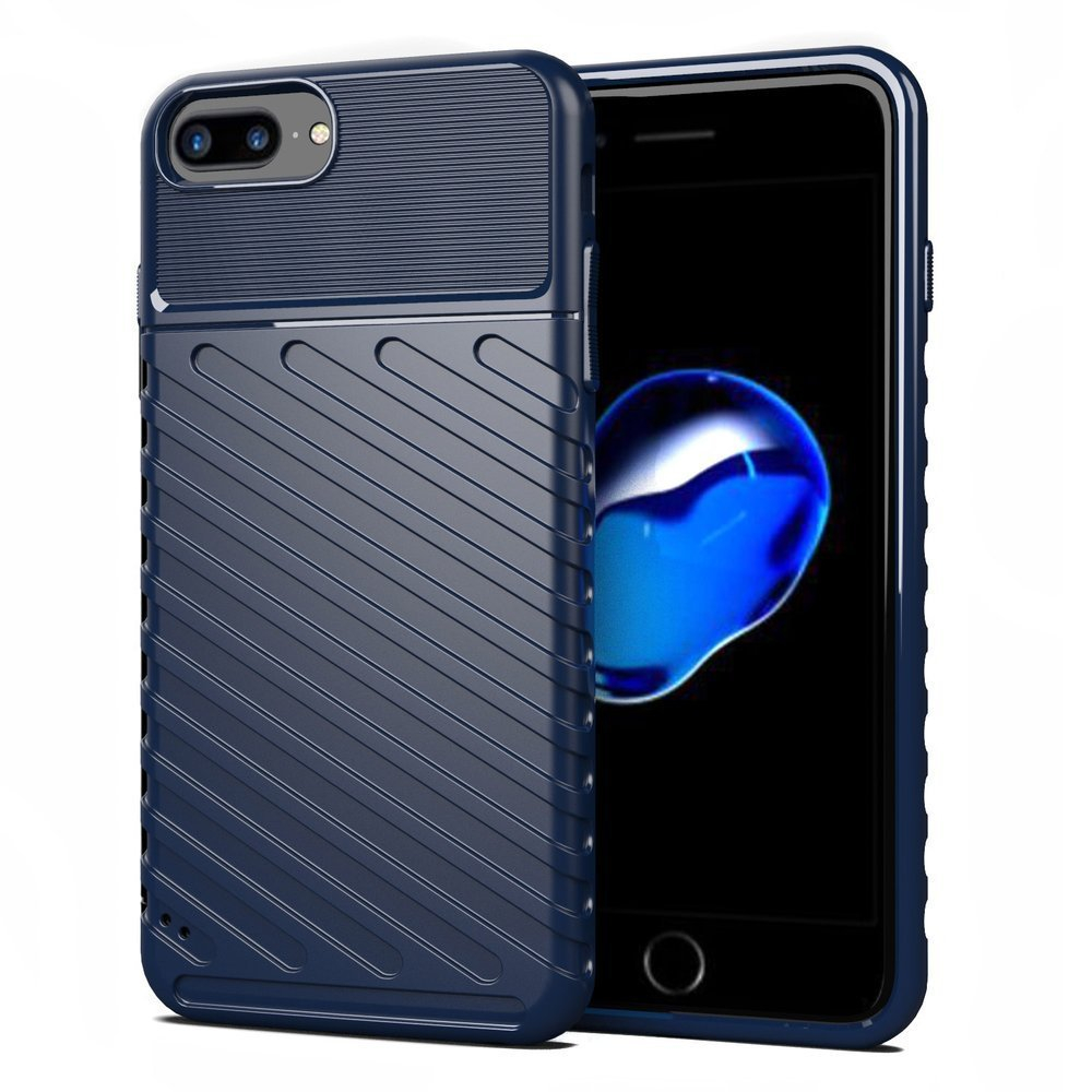 Tpu Dėklas Nugarėlė "Thunder Case Flexible Tough Rugged" Iphone 8 Plus / Iphone 7 Plus Mėlynas Tpu Dėklas Nugarėlė "Thunder Case Flexible Tough Rugged" Iphone 8 Plus / Iphone 7 Plus Mėlynas