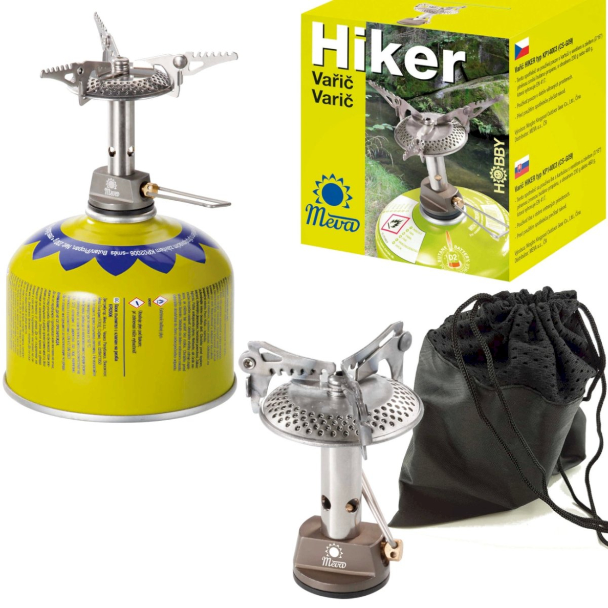 The lightest tourist stove gas cartridges (valve or thread) HIKER 70gram 2.4kW The lightest tourist stove gas cartridges (valve or thread) HIKER 70gram 2.4kW