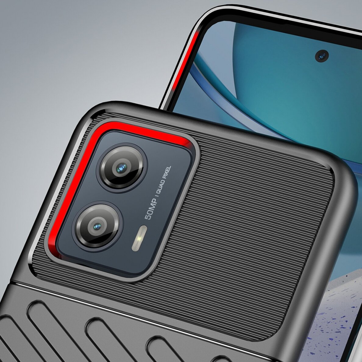 Dėklas Thunder Motorola Moto G53 Juodas 5 Dėklas Thunder Motorola Moto G53 Juodas 5