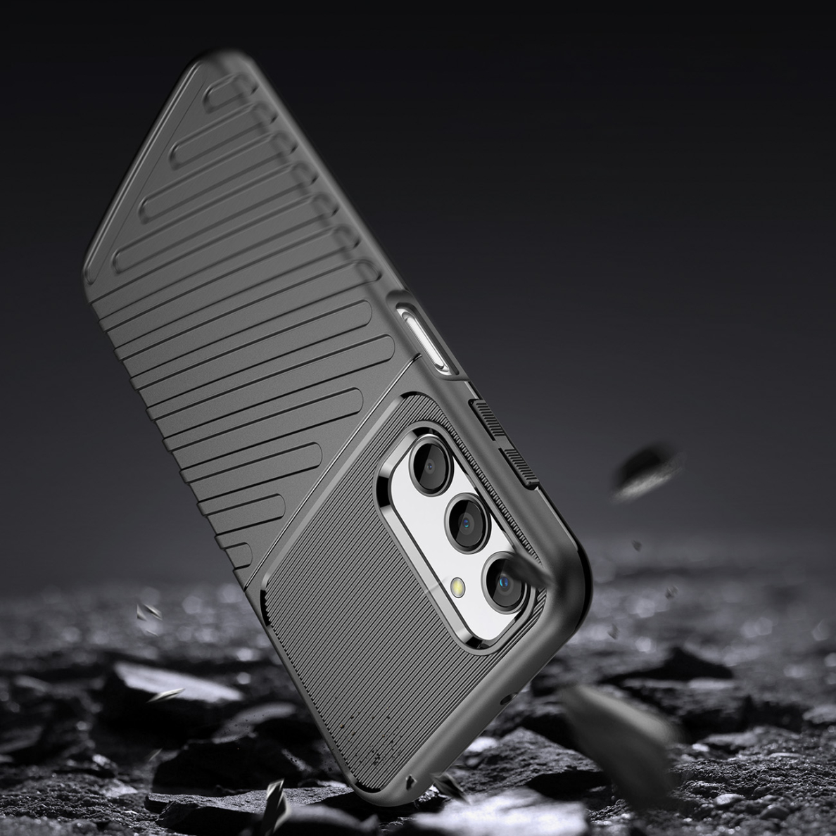 Dėklas Thunder Samsung Galaxy A24 4G Juodas 2 Dėklas Thunder Samsung Galaxy A24 4G Juodas 2