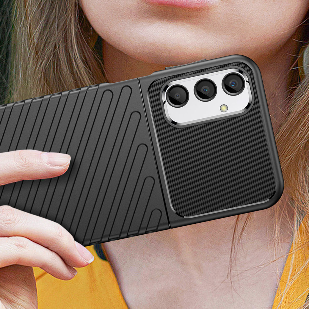 Dėklas Thunder Samsung Galaxy A24 4G Juodas 4 Dėklas Thunder Samsung Galaxy A24 4G Juodas 4