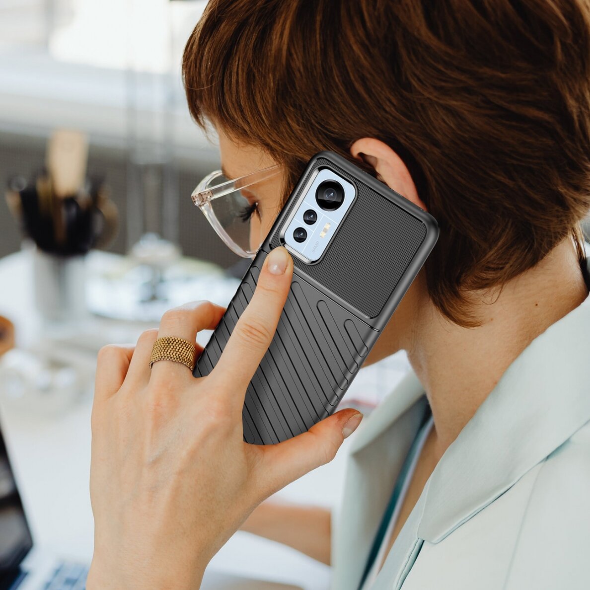 Dėklas Thunder Xiaomi 12 Lite Juodas 1 Dėklas Thunder Xiaomi 12 Lite Juodas 1