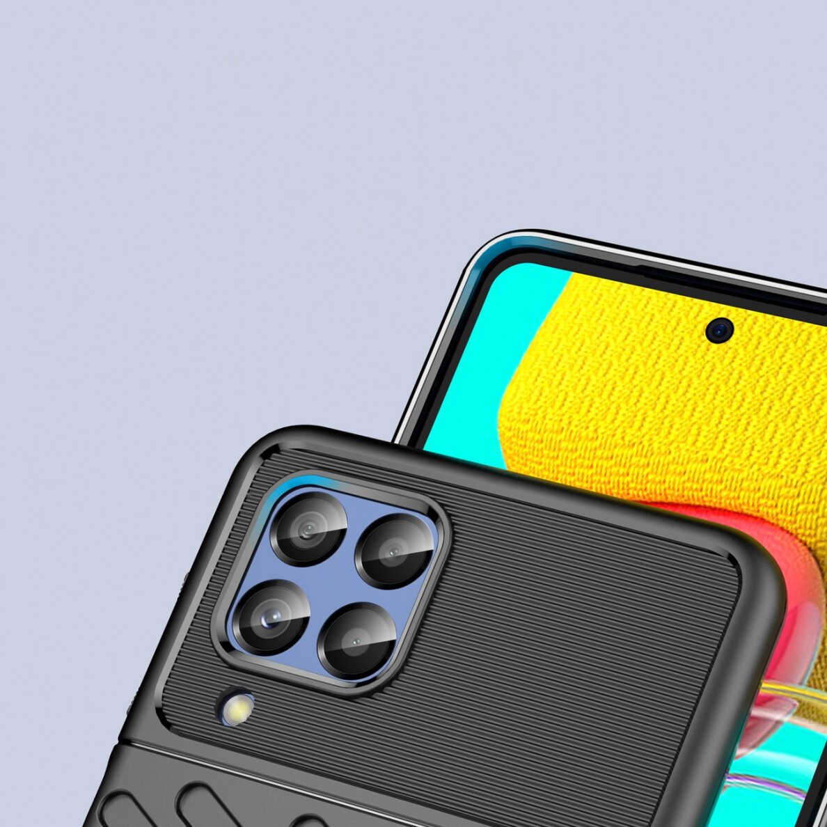 Dėklas Thunder Case flexible Samsung Galaxy M53 5G Juodas 5 Dėklas Thunder Case flexible Samsung Galaxy M53 5G Juodas 5