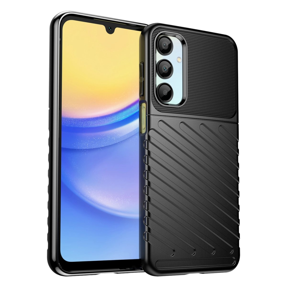 Thunder silikoninis šarvuotas dėklas Samsung Galaxy A26 - juodas Thunder silikoninis šarvuotas dėklas Samsung Galaxy A26 - juodas